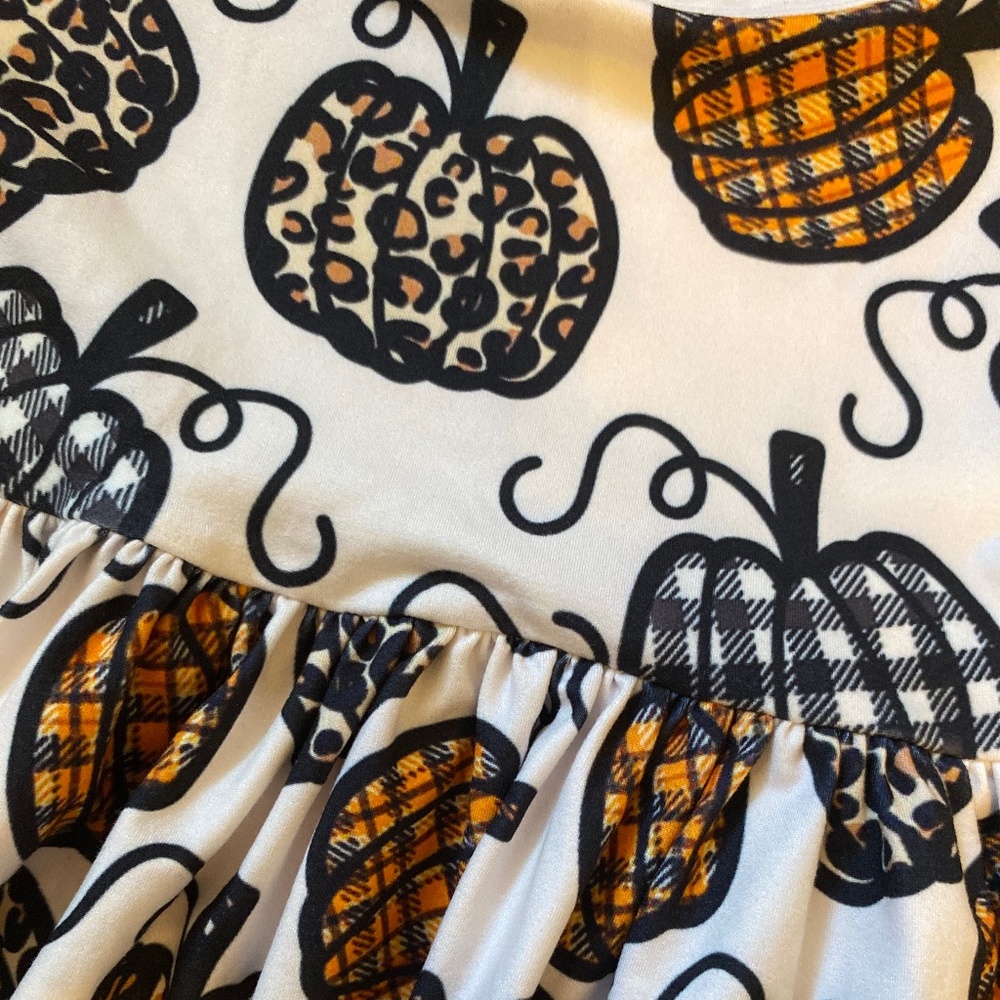 Little girls long fall dress